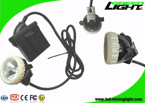 Lampu Cap Penambang Bawah Tanah Berkabel Led Bawah Tanah Keamanan Anti Peledak 6.6Ah 1.67W 10000Lux
