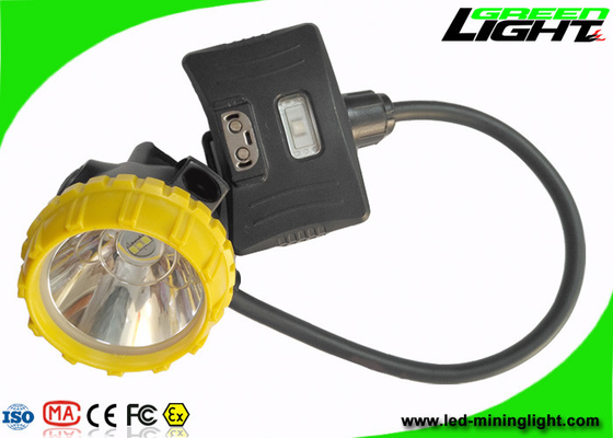 Lampu Tutup Penambangan IP68 Baterai Panasonic 15000lux Semi Corded 3.7V 450mA 6.8Ah