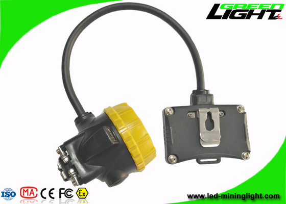 Lampu Tutup Penambangan IP68 Baterai Panasonic 15000lux Semi Corded 3.7V 450mA 6.8Ah