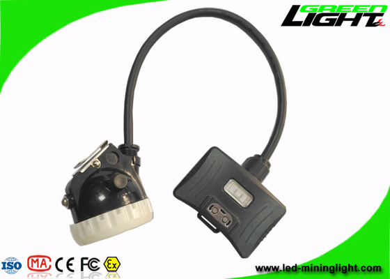 Lampu Topi Keras Pertambangan Semi Kabel 5.2Ah Baterai Li-Ion Dengan Lampu Peringatan Belakang