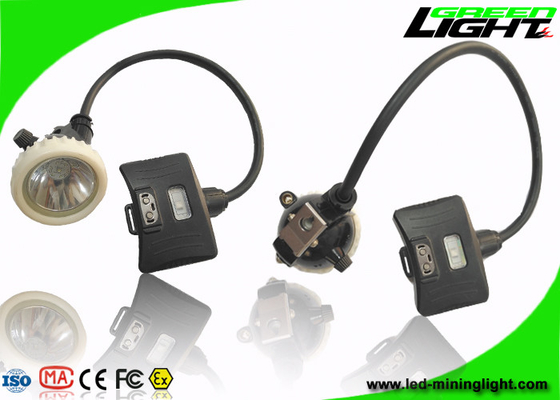 Lampu Tutup Bawah Tanah Keselamatan Lampu Pertambangan LED Hitam 10000lux 5.2Ah Isi Ulang