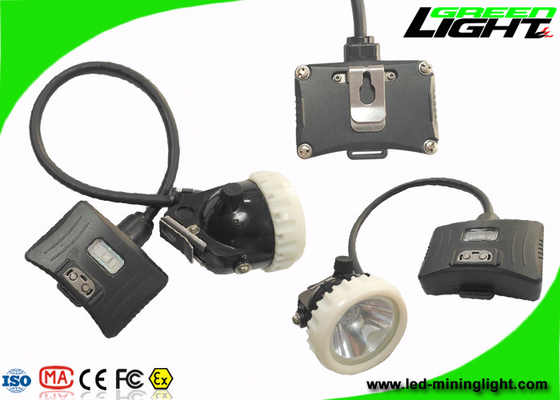 Lampu Topi Keras Pertambangan Semi Kabel 5.2Ah Baterai Li-Ion Dengan Lampu Peringatan Belakang