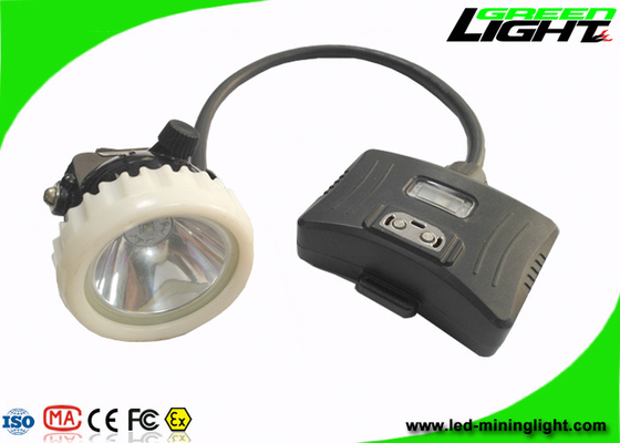 Lampu Tutup Bawah Tanah Keselamatan Lampu Pertambangan LED Hitam 10000lux 5.2Ah Isi Ulang
