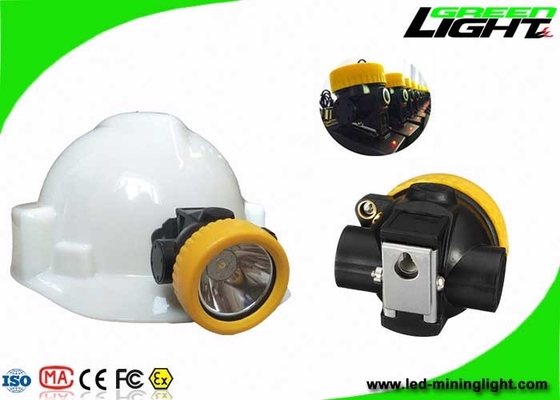 Anti Explosion LED Mining Light 2.2Ah Battery 230mA IP68 Dengan Umur 100000hrs