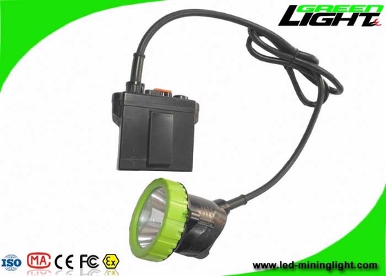 1000 Siklus Baterai Lampu Tutup Penambangan Kecerahan 50000lux IP67 Tahan Air 11.2Ah