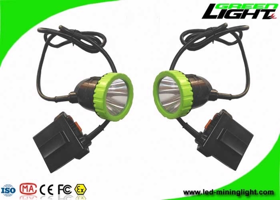 1000 Siklus Baterai Lampu Tutup Penambangan Kecerahan 50000lux IP67 Tahan Air 11.2Ah