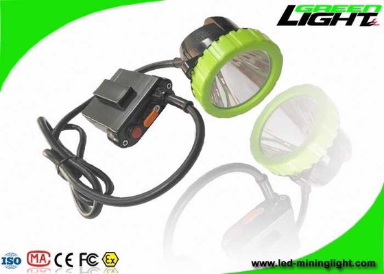 1000 Siklus Baterai Lampu Tutup Penambangan Kecerahan 50000lux IP67 Tahan Air 11.2Ah