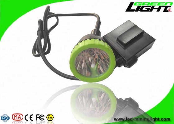 Lampu Penambangan Batubara LED Daya Tinggi 3.7W 50000lux 13hrs Lighting Time Head Lamps