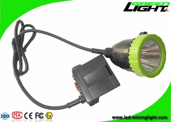 Lampu Penambangan Batubara LED Daya Tinggi 3.7W 50000lux 13hrs Lighting Time Head Lamps