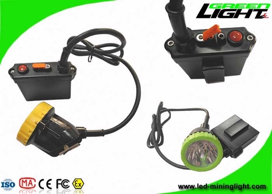 50000lux Brightness Rechargeable LED Mining Cap Lights untuk Hunting Headlamp Menggunakan Baterai Li-ion 11.2Ah