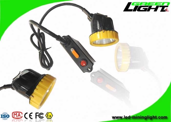 50000lux Brightness Rechargeable LED Mining Cap Lights untuk Hunting Headlamp Menggunakan Baterai Li-ion 11.2Ah