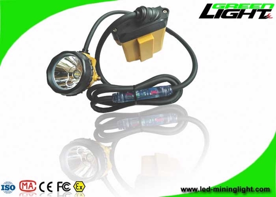 10.4Ah Samsung Battery Mining Hard Hat Lights 25000lux Brightness 348lum