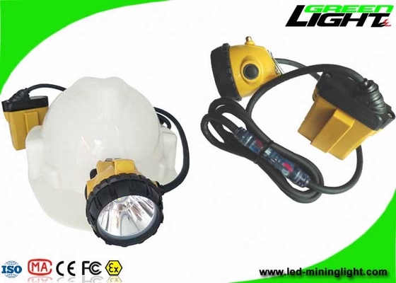 10.4Ah Samsung Battery Mining Hard Hat Lights 25000lux Brightness 348lum