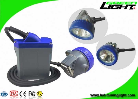 Lampu Tutup Penambangan Keselamatan Bawah Tanah 10000lux Baterai Lithium Ion 6.6Ah Isi Ulang