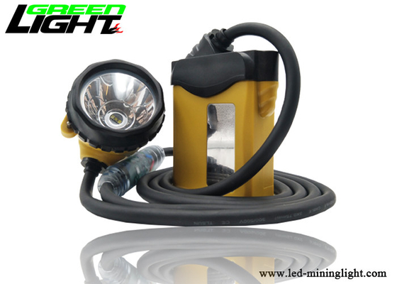 Aluminium Lighting Cup, Headlamp Penambang Isi Ulang 25000lux IP68 CREE Sumber Cahaya
