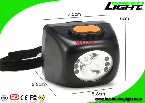 Lampu Tambang Tanpa Kabel Hitam Isi Ulang Lampu Portabel 16 Jam Waktu Kerja IP68