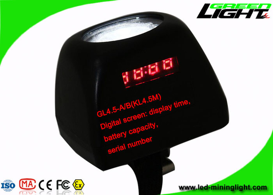 Lampu Tambang Tanpa Kabel Hitam Isi Ulang Lampu Portabel 16 Jam Waktu Kerja IP68