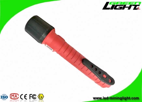 Kecerahan Kuat IP68 Explosion Proof Flashlight USB 4.4Ah Li - Ion Battery 25000lux