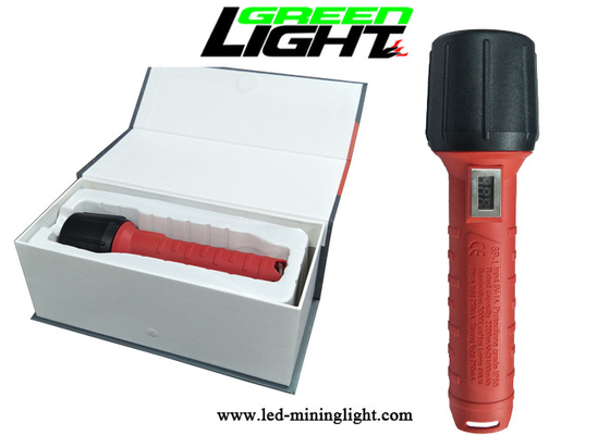 25000lux 10W Isi Ulang Torch Light Anti Explosive Dengan Tampilan Waktu Layar penyelamatan penggunaan, industri dan eksplorasi