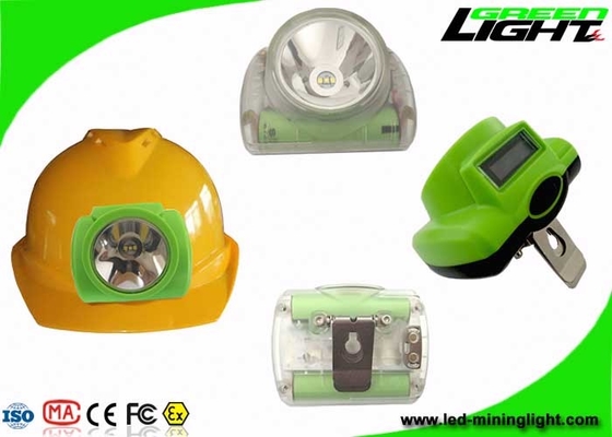 Lampu Penambang Batubara Bawah Tanah Keselamatan 13000lux Brightness 14-16hrs Long Lighting Time
