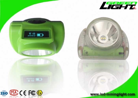 Lampu Penambang Batubara Bawah Tanah Keselamatan 13000lux Brightness 14-16hrs Long Lighting Time