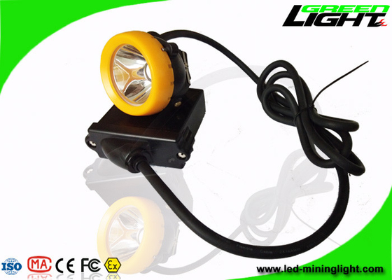 Cree Led Light Source Explosion Proof Torch GL5-C Corded Cap Lamp Kecerahan Tinggi