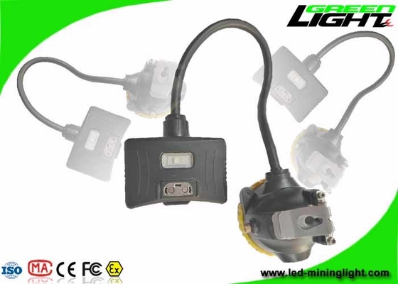 Semi Corded Rechargeable LED Headlamp 15000lux 6.8Ah Kapasitas Besar IP68 1.7W