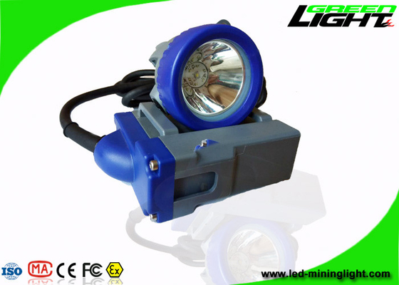 Lampu Cap Penambang Led 6.6Ah isi ulang 4000lux GLT-7A Bahan PC IP68 Berkabel