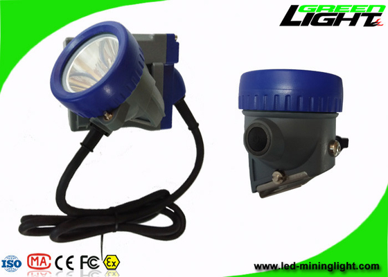 Lampu Cap Penambang Led 6.6Ah isi ulang 4000lux GLT-7A Bahan PC IP68 Berkabel