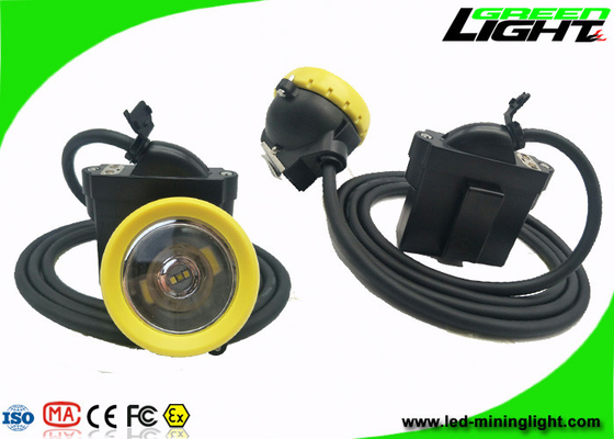 10000lux Safety Miners Cap Lamp IP68 GL5-D LED Industrial USB Isi Ulang