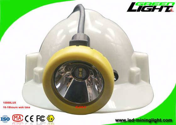 Lampu Tutup Penambangan IP68 Dijalin dgn Kabel Kecerahan 10000Lux Dengan Kabel Dukungan Pengisian USB