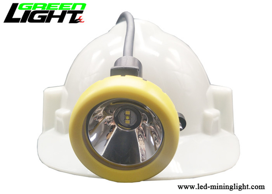 Bahan PC Miners Cap Lamp 1.65m Panjang Kabel Baterai 6.6Ah Super Tahan Air