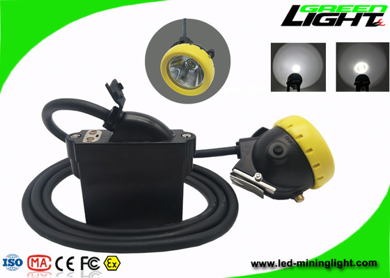 1.65m Panjang Kabel Penambangan Lampu Cap Tanpa Kabel Lebih Dari 18 Jam Waktu Pelepasan Berkelanjutan