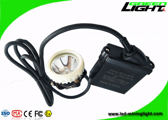Lampu Helm Penambang IP67 10000lux Isi Ulang 6.6 Ah Untuk Industri Mineral