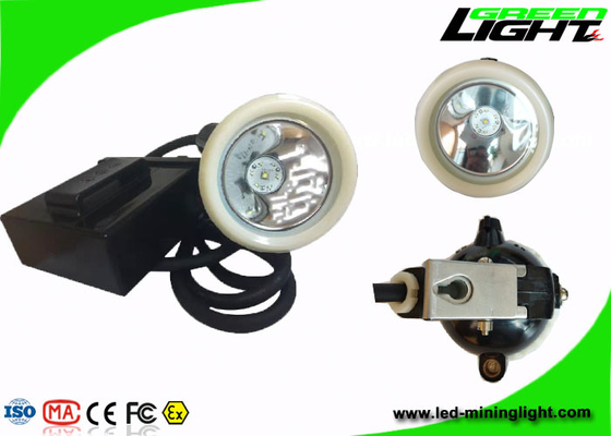 Lampu Helm Penambang IP67 10000lux Isi Ulang 6.6 Ah Untuk Industri Mineral