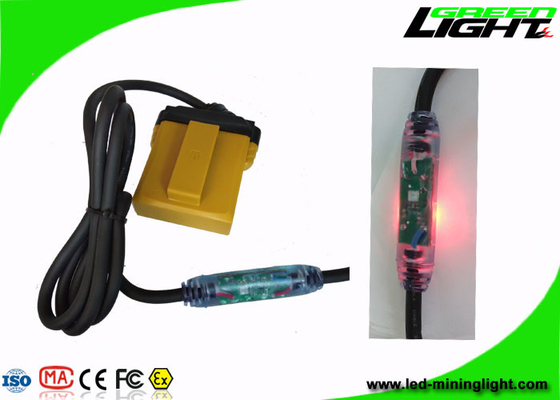 10.4Ah IP68 Mining Cap Lights 25000 Lux Minig Corded Cable Dengan Peringatan Daya Rendah
