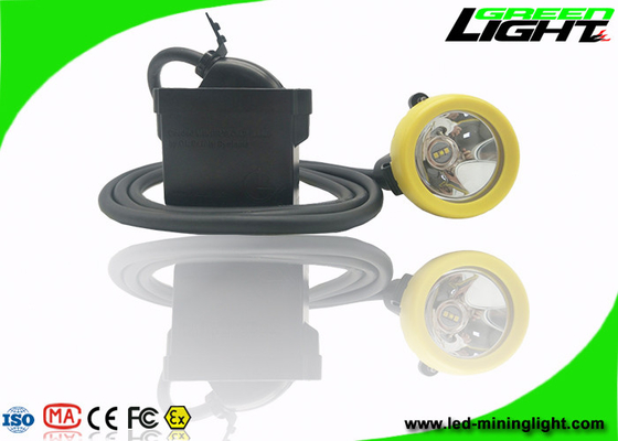 216lum 10000lux Lampu Topi Keras Led Isi Ulang 7.8Ah Baterai Li - Ion IP68 450mA