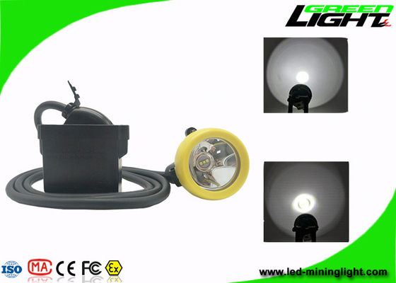 1000 Siklus Baterai Headlamp Led Daya Tinggi, Lampu Cap Tanpa Kabel 7.8Ah Dengan Pengisi Daya USB
