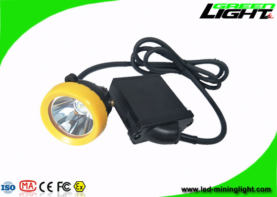 Cree Source LED Mining Light Baterai IP68 10000lux 6.6Ah Dengan Tombol Silikon