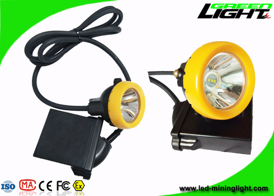 Cree Source LED Mining Light Baterai IP68 10000lux 6.6Ah Dengan Tombol Silikon