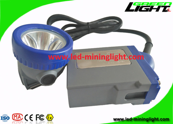 IP68 Waterproof Led Miners Cap Lamp 1.67 Watt 6.6Ah Baterai Li-Ion Isi Ulang