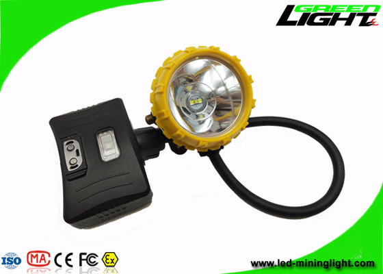 Lampu Tutup Tambang Anti Peledak 15000 Lux IP68 Dengan Baterai Panasonic 6.8Ah