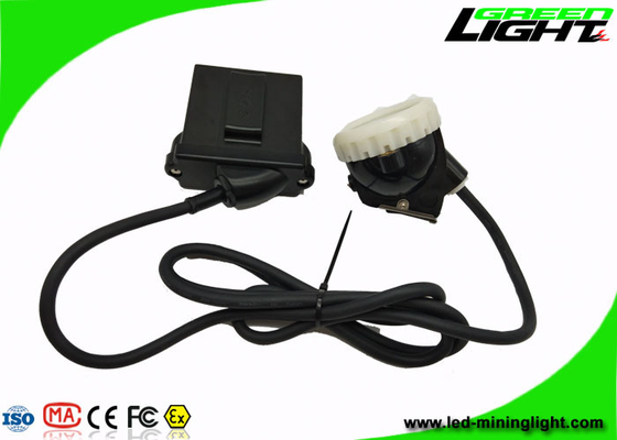 Lampu Topi Keras Penambang Batubara Isi Ulang 10000lux High Beam 22hrs IP67 Waterproof