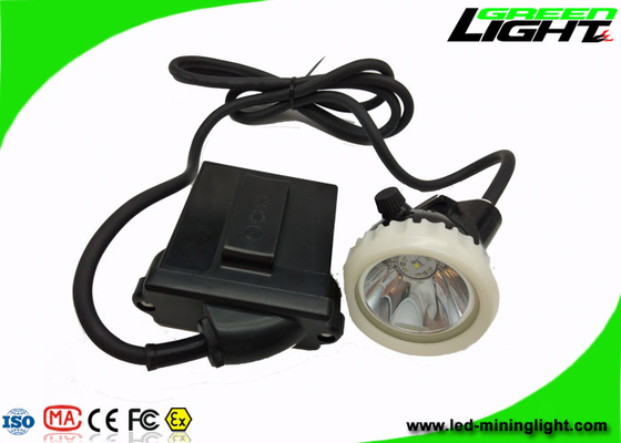 Lampu Topi Keras Penambang Batubara Isi Ulang 10000lux High Beam 22hrs IP67 Waterproof