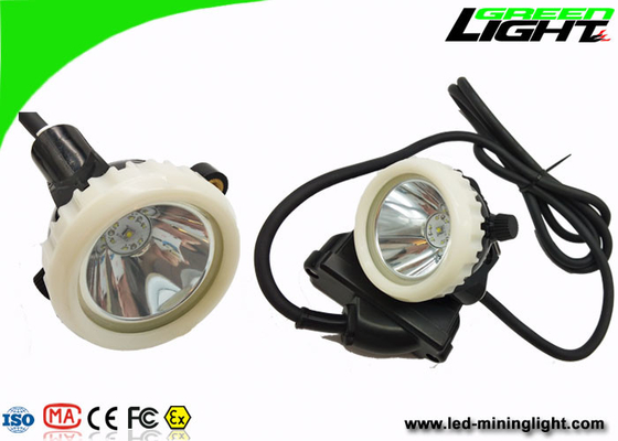 Lampu Topi Keras Penambang Batubara Isi Ulang 10000lux High Beam 22hrs IP67 Waterproof