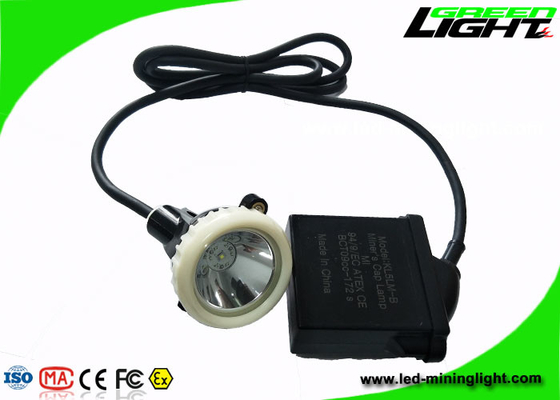 Lampu Topi Keras Penambang Batubara Isi Ulang 10000lux High Beam 22hrs IP67 Waterproof