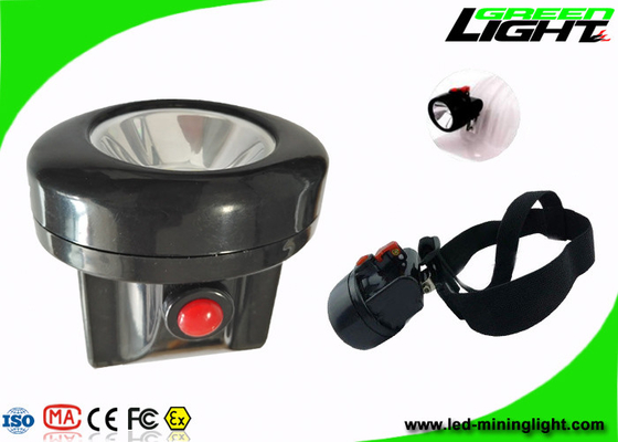 IP67 450mA 10000 Lux Lminers Cap Lamp 2.8Ah Baterai Plug - Dalam Cara Pengisian