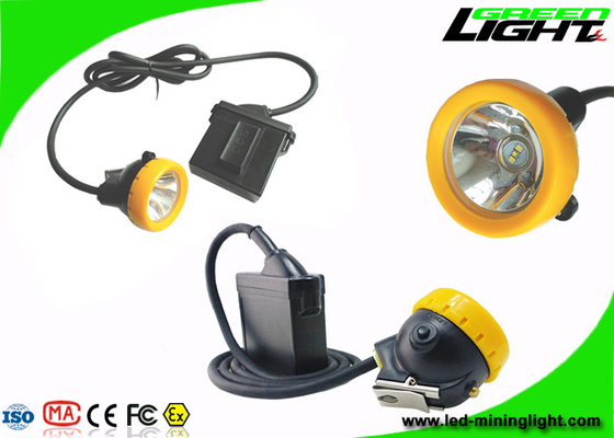 Lampu Penambang Batubara Bawah Tanah 10000lux Brightness Dengan Waktu Pencahayaan 18 jam