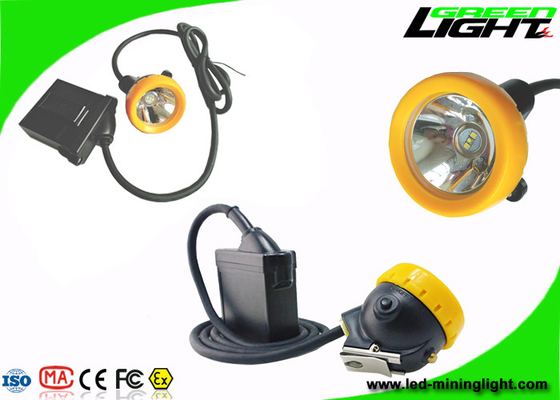 Lampu Helm Penambang LED Explosion Proof IP68 7.8Ah Li - Ion Battery 10000lux Brightness