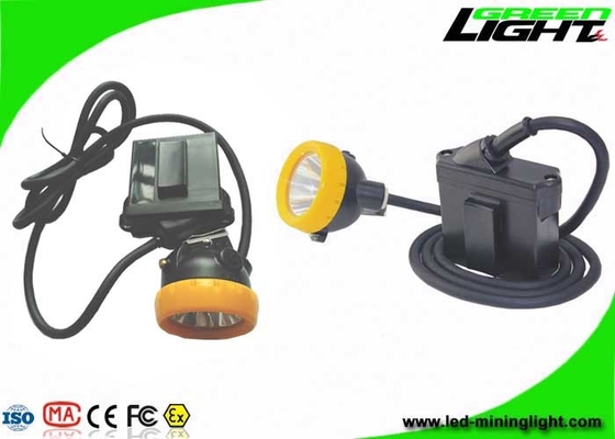 Lampu Helm LED Mining Light 6.6Ah Baterai Li - Ion Dengan 1000 Siklus Baterai